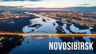 Novosibirsk Siberia Dronelapse [upl. by Ardiek]