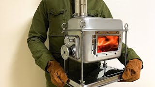 Powerful to Cook  Homemade Wood Stove for Camp MStove Project Part1 [upl. by Ethe]