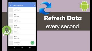 How to Refresh Data every Second  Android Studio Tutorial [upl. by Rolanda]