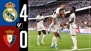 Real Madrid 40 Osasuna  HIGHLIGHTS  LaLiga 202324 [upl. by Etna]