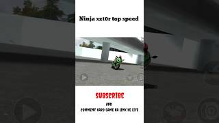 Ninja xz10r top speed 🏍️ [upl. by Akeim]