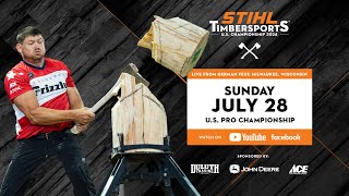 STIHL TIMBERSPORTS® 2024 US PRO CHAMPIONSHIP [upl. by Drolet]