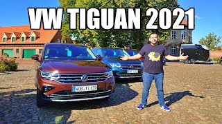 Volkswagen Tiguan 2021 FL PL  test i pierwsza jazda próbna [upl. by Ihana838]