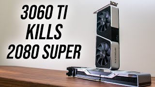 RTX 3060 Ti vs 2080 Super  400 GPU Beats 700 [upl. by Nomla745]