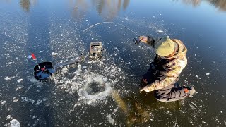 First Ice Fishing Minnesota 2023 [upl. by Reifel]