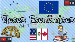 BLOCOS ECONÔMICOS • AULA 1 • NÍVEIS DE INTEGRAÇÃO • GEOGRAFIAGO [upl. by Mukul841]