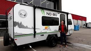 2021 NOBO 166 Rouge River Edition bunk model off road trailer video tour with Al of Rangeland RV [upl. by Yseulta]