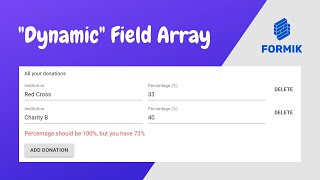 React FieldArray Form Tutorial Using Formik Yup and materialui [upl. by Eniale817]