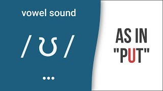 Vowel Sound  ʊ  as in quotputquot  American English Pronunciation [upl. by Seiuqram509]