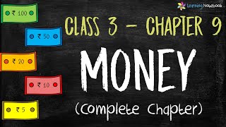 Class 3 Maths Money Complete Chapter with free worksheet [upl. by Kurzawa431]