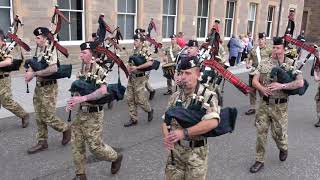 The Black Watch Homecoming Parades 2018  Dunfermline amp Perth 4KUHD [upl. by Alaehs]