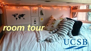 💫 college dorm tour UCSB 💫 [upl. by Asirret]