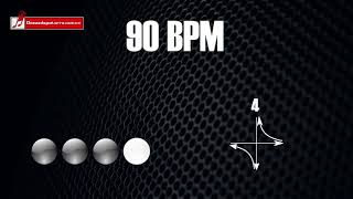 Base de batería en 44 a 90 BPM quotdrum loopquot para practicar [upl. by Lanna656]