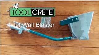 Stucco Sprayer 4 Jet Wall Blaster Feature Video [upl. by Alyal]