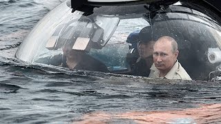 Russian President Vladimir Putin pays visit to Crimea in a submarine [upl. by Adyan260]