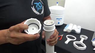 How To Replace A Reverse Osmosis Filter  10 easy steps [upl. by Asined648]