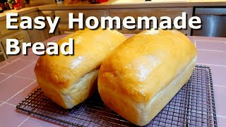 Homemade Bread for Beginners  Easy [upl. by Ahselrac]