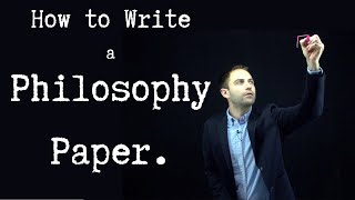 Guide for Writing a Philosophy Paper [upl. by Cooke379]