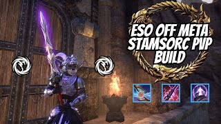 ESO PvP  Stamsorc build that takes skill [upl. by Nawram]