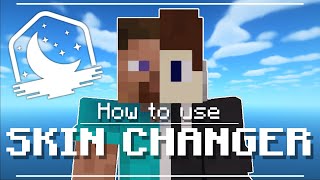 How to use SKIN CHANGER in Lunar Client [upl. by Valtin]