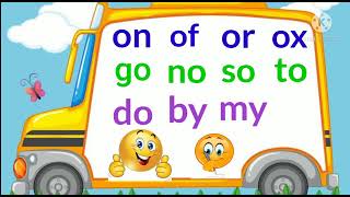 Two Letter WordsPhonics for KidsPhonics LessonsPreschool LearningTwo Letter Words with vowel quotOquot [upl. by Skipton]