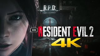 Resident Evil 2 Remake 👻 Claire A 👻 4K60fps HDR  Game Movie Walkthrough Gameplay No Commentary [upl. by Enidaj149]