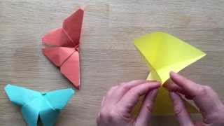 Easy Origami Butterfly [upl. by Alludba]