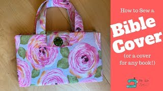 How to Sew a Bible or any book cover [upl. by Melodie]