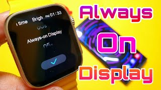 How To Add Always On Display in Smartwatch [upl. by Emylee21]