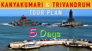 Kanyakumari and Kerala Tour Plan  Kanyakumari Tour  Trivandrum Tour Plan [upl. by Wolfie]