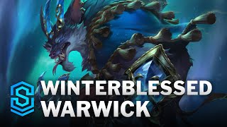 Winterblessed Warwick Skin Spotlight  League of Legends [upl. by Lokkin]