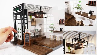 DIY Miniature  Coffee Shop [upl. by Aneri720]