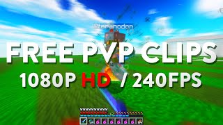 Minecraft Free PvP Clips To Use amp Edit  1080p240FPS DOWNLOAD IN DESC [upl. by Gorges]