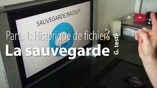 Sauvegardez facilement vos données Lhistorique des fichiers de Windows [upl. by Yruok]