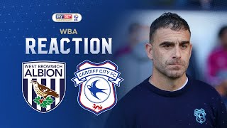 REACTION  WBA vs CARDIFF CITY [upl. by Einnel]