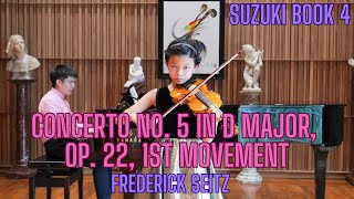 02 Concerto No 5 in D Major Op 22 1st Movement FSeitz [upl. by Caswell]