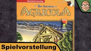 Agricola Neuauflage  Deutscher Spielepreis 2008  Spielvorstellung und Regeln [upl. by Saucy]