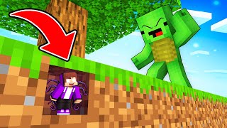 Dark JJ Use TINY MOD To Prank Mikey In Minecraft Maizen [upl. by Enrol720]