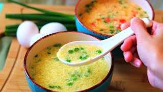 BETTER THAN TAKEOUT  Easy Egg Drop Soup in Two Ways [upl. by Annawot151]