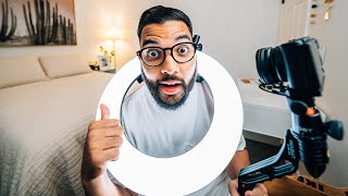 YouTube Setup for Small Rooms Camera Lighting and Filming Tips [upl. by Nanice577]