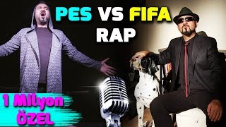 PES VS FIFA RAP ALEMİN KRALI  1 MİLYON ABONE ÖZEL KLİP [upl. by Aivatnahs276]