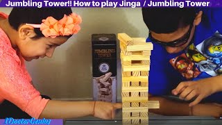 Jumbling Tower How to play Jinga  Jumbling Tower Indoor Game Jinga by 1DoctorGenius [upl. by Balling854]