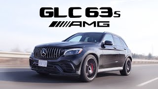 2019 MercedesAMG GLC63S Review  Get Groceries amp Set Lap Times [upl. by Ybur899]