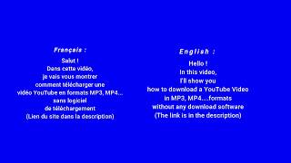 Comment télécharger une vidéo YouTube sans logiciel de téléchargement [upl. by Luahs]