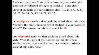 The Basics Descriptive and Inferential Statistics [upl. by Campos]