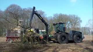 Claas Xerion 5000 mit Jenz Hacker [upl. by Cerelly]