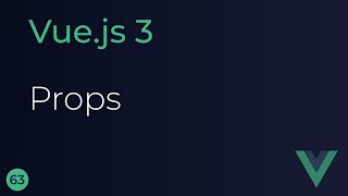 Vue JS 3 Tutorial  63  Props and Composition API [upl. by Eniarda838]