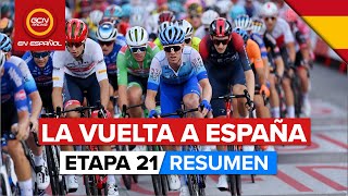 La Vuelta a España 2022  Resumen Etapa 21 [upl. by Ayk]