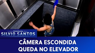 Queda no Elevador  Elevator Falling Down Pranks  Câmeras Escondidas 070221 [upl. by Onilatac]