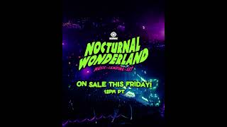 Nocturnal Wonderland 2022 Announce [upl. by Acireh]